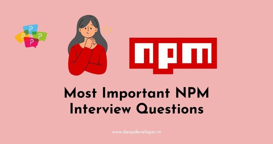 npm interview questions