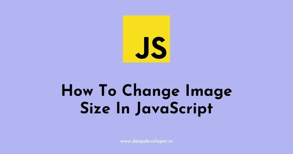 change image size in javascript