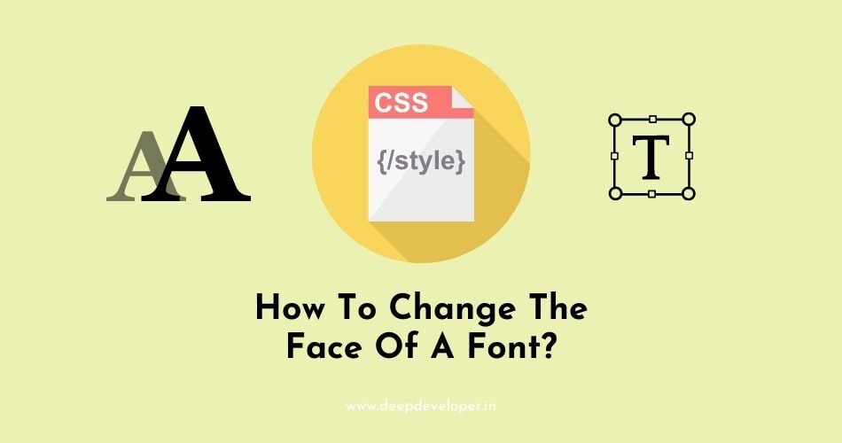change the face of a font