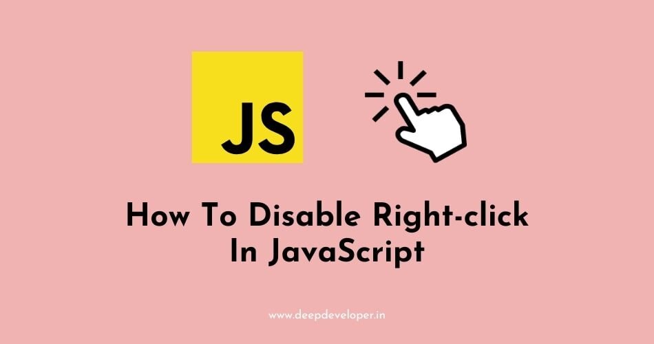 disable right click in javascript