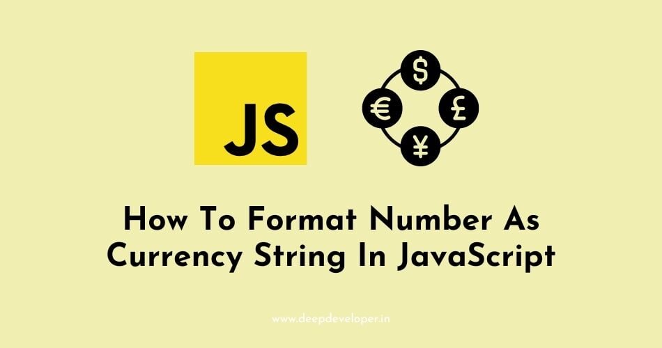 format number as currency string