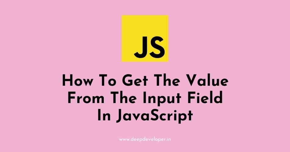 get value from the input field