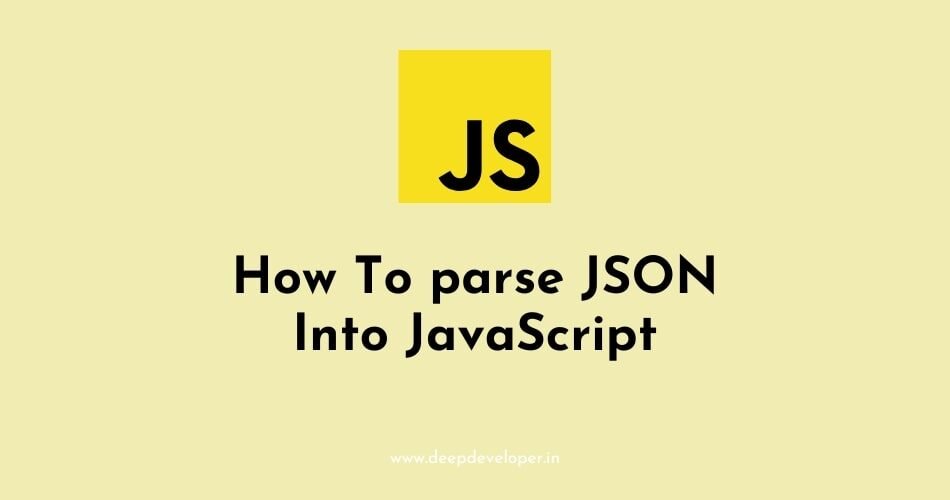parse json into javascript