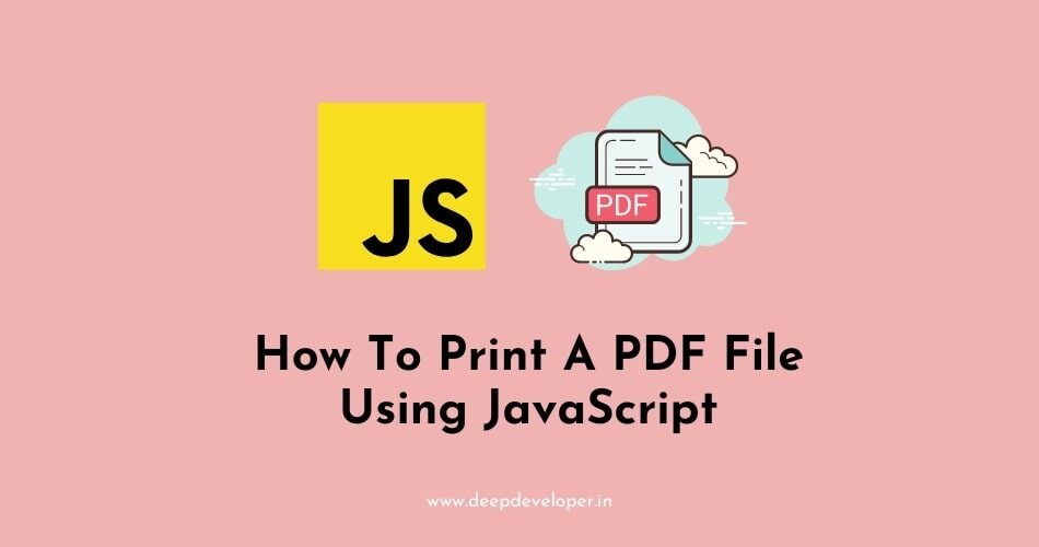 print a pdf file using javascript