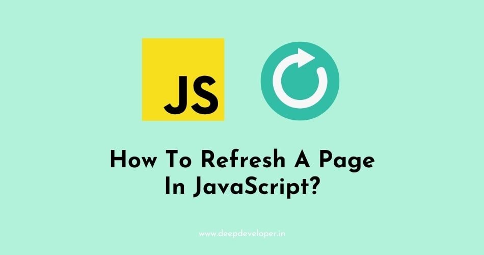 refresh a page in javascript