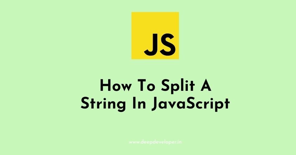 split a string in javascript