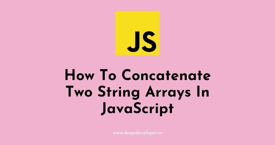 concatenate two string array