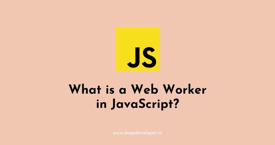 web workers in javascript