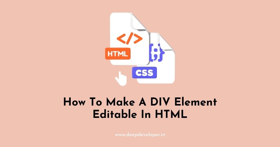 how-to-make-a-div-element-editable-in-html