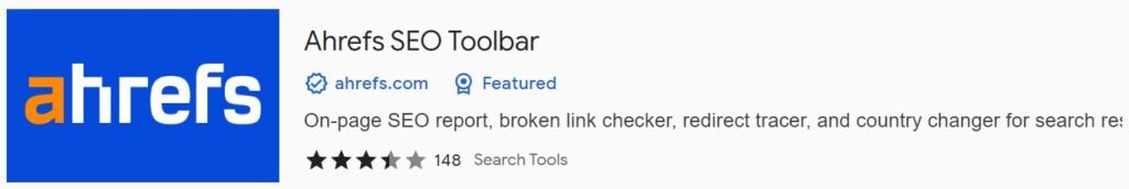 ahref seo toolbar chrome extensions for  seo