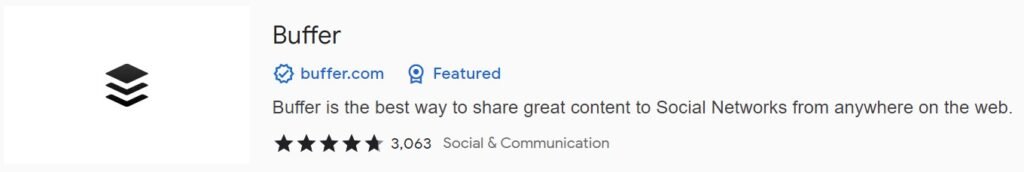 buffer Chrome Extensions For Social Media Marketing