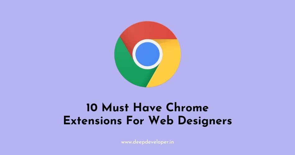 chrome extensions for web designers