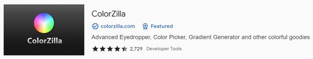 colorzilla chrome extensions for programmers