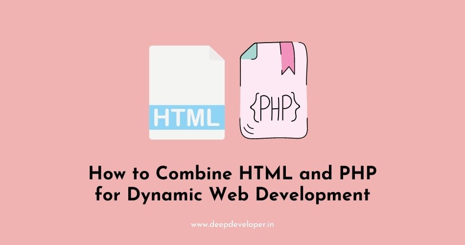 combine html and php