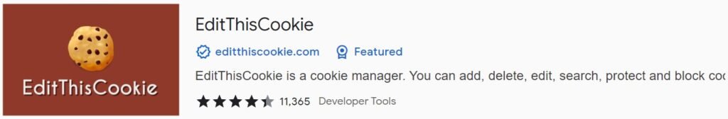 editthis cookie chrome extension
