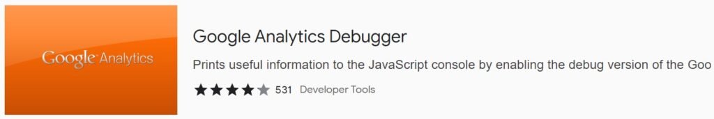 google analytics debugger