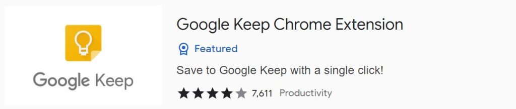 google keep chrome extensions for business owner