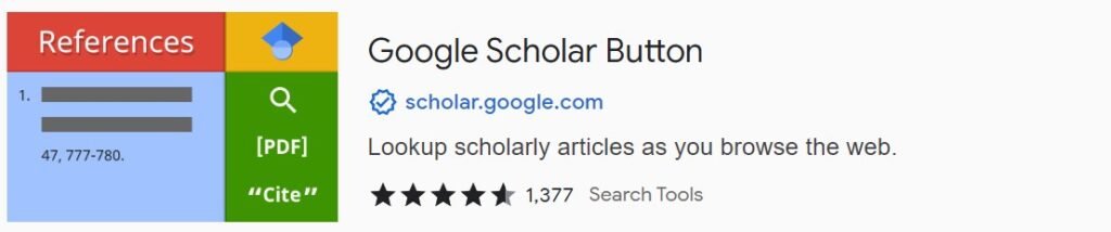 google scholar button