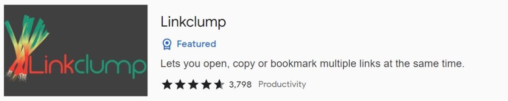 linkclump chrome extension