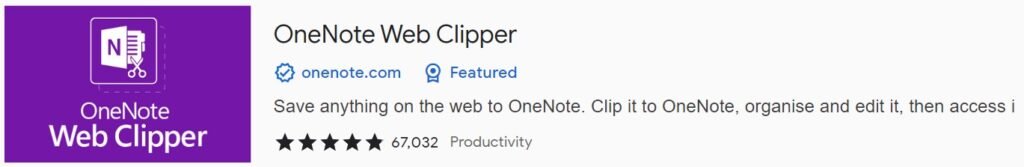 one note web clipper