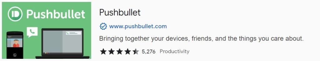 pushbullet chrome extensions for productivity