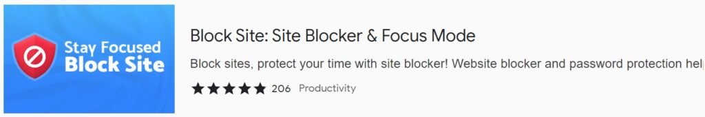 site blocker chrome extension