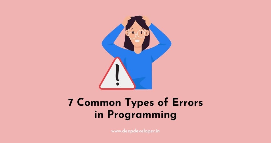 types of errors in programming