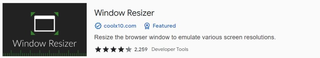 window resizer chrome extensions for programmers