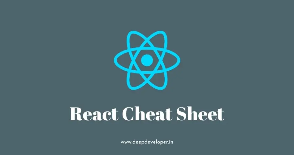download react cheat sheet
